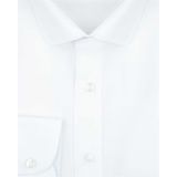 Süvari Beyaz Slim Fit Düz Klasik Yaka Gömlek-33554 Beyaz