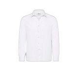 Süvari Beyaz Slim Fit Düz Klasik Yaka Gömlek, XL