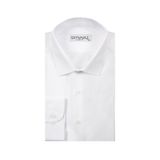 SÜVARİ Classics Smart Sport Dar Kalıp Takım Elbise Gömleği Düz Beyaz Slim Fit Cepsiz