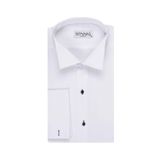 Süvari Erkek Beyaz Ata Yaka Slim Fit Gömlek