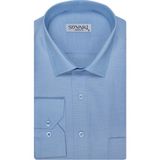 Süvari Filafil Erkek Gömlek - 2XL - Orta Mavi