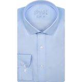 Süvari GM1007100426 Klasik Yaka Slim Fit Düz Mavi Erkek Gömlek
