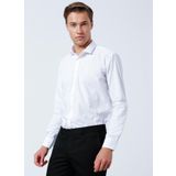 Süvari GM1007100464 Klasik Yaka Düz Beyaz Erkek Gömlek