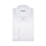 Süvari GM2006400308 Klasik Yaka Regular Fit Baskılı Siyah Erkek Gömlek