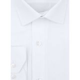 Süvari GM2025000183 Klasik Yaka Regular Fit Armürlü Beyaz Erkek Gömlek - XL
