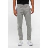 Süvari Gri Slim Desenli Pantolon, 42