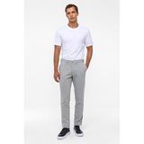 Süvari Gri Slim Fit Desenli Kumaş Pantolon, 48