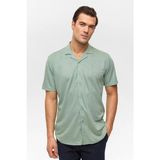 Süvari Koyu Haki Slim Casual Gömlek - 2XL