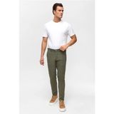 Süvari Koyu Haki Slim Casual Pantolon - 50