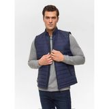 Süvari Lacivert Erkek Slim Fit Kapitone Mont MN2008700435