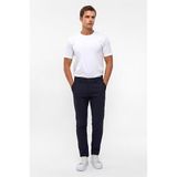 Süvari Lacivert Slim Desenli Pantolon, 42