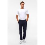 Süvari Lacivert Slim Desenli Pantolon, 44