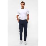 Süvari Lacivert Slim Düz Jogger Pantolon, 42