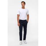 Süvari Lacivert Slim Fit Armürlü Pantolon, 42
