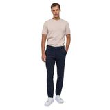 Süvari Lacivert Slim Fit Desenli Kumaş Pantolon, 40