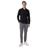 Süvari Lacivert Slim Fit Düz Klasik Yaka Gömlek, XL