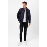 SÜVARİ Lacivert Slim Kapitone Mont