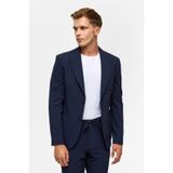 SÜVARİ Lacivert Slim Sivri Yaka Torba Cep 6 Drop Takım Elbise