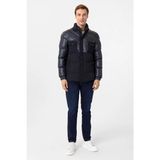 Süvari Lacivert Slim Yan Cepli Fermuar + Düğme Mont - 2XL