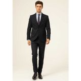 Süvari Normal Bel Slim Fit Lacivert Erkek Takım Elbise TK1000600241 - 48