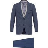 Süvari Normal Bel Slim Fit Saks Erkek Takım Elbise TK1020200163 - 46