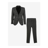 SÜVARİ Normal Bel Slim Fit Siyah Erkek Takım Elbise Tk1006900246