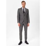 Süvari Normal Bel Slim Fit Siyah Erkek Takım Elbise TK1020000260 - 48