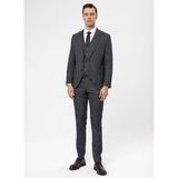 Süvari Normal Bel Slim Fit Siyah Erkek Takım Elbise TK1020000270 - 46