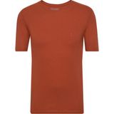 Süvari O Yaka Bordo Erkek Tişört - 2XL - Turuncu