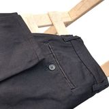 Süvari Premium Caesar Slim Fit Pamuk Keten Pantolon - Siyah - 40