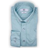 Süvari Premium Oxfort Slim Fit Likra Gömlek - Turkuaz