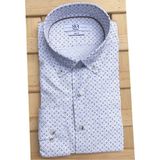 Süvari Premium Slim Svr Desenli Gömlek - 2XL - Beyaz