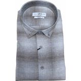 Süvari Rahat Kalıp Cepli Tam Pamuk Premium Oduncu Gömleği - Sütlü Kahve - 2XL