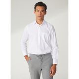 Süvari Regular Fit Klasik Yaka Armürlü Beyaz Erkek Gömlek GM2025000241