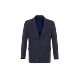 Süvari Regular Fit Mavi Erkek Armürlü Ceket CT2004800236