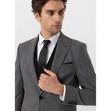 Süvari Siyah Erkek Slim Fit Desenli Takım Elbise TK1020200177