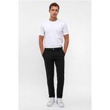 Süvari Siyah Slim Desenli Pantolon, 46