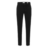 Süvari Siyah Slim Fit Armürlü Pantolon, 44
