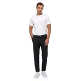 Süvari Siyah Slim Fit Desenli Kumaş Pantolon, 50