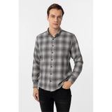 SÜVARİ Siyah Slim Fit Düz Düğmeli Yaka Gömlek Siyah