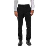 Süvari Siyah Slim Fit Düz Pantolon, 38