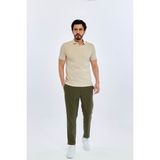 Süvari Slim Bej Erkek Polo Yaka T-Shirt TS1014000474 - 2XL