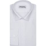 Süvari Slim Fit Beyaz Erkek Gömlek - XS