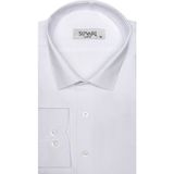 Süvari Slim Fit Erkek Gömlek - 2XS - Beyaz