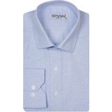 Süvari Slim Fit Filafil Erkek Gömlek - XL - Orta Mavi