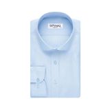 Süvari Slim Fit Filafil Soluk Mavi Erkek Gömlek