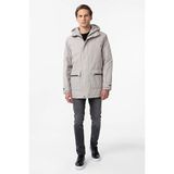 Süvari Slim Fit Kapüşonlu Softshell Taş Dolum Mont