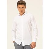 Süvari Slim Fit Klasik Yaka Düz Beyaz Erkek Gömlek GM1007100511