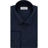 Süvari Slim Fit Lacivert Erkek Gömlek - XL