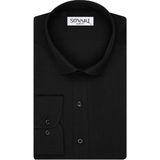 Süvari Slim Fit Siyah Erkek Gömlek - XS - Beyaz